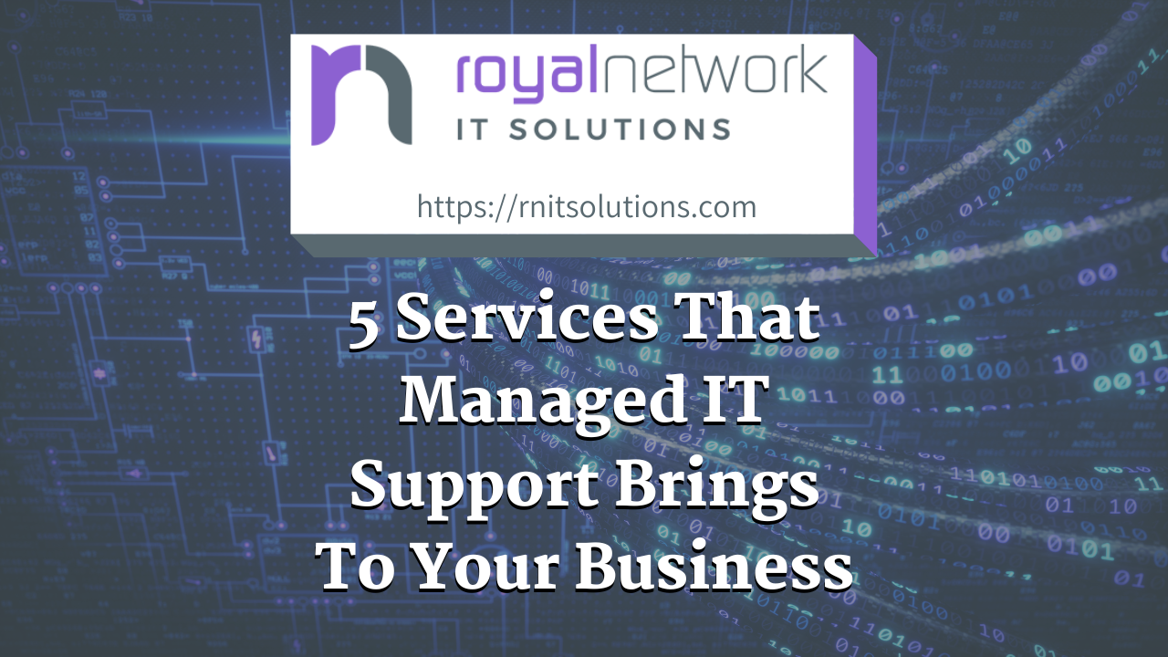 5 Services That Managed IT Support Brings To Your Business